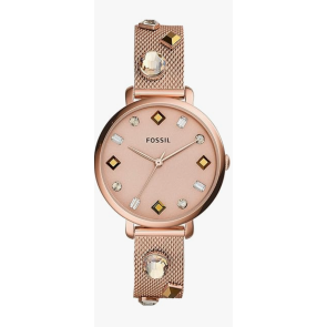 Watch strap Fossil ES4473 Stainless steel Rosé 14mm